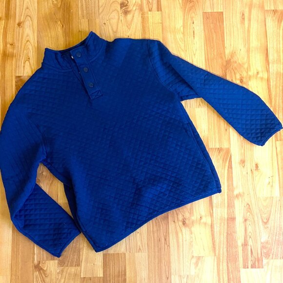 Old Navy Long sleeve Quilted 1/4 snap  sweater Boys XL - Picture 1 of 7